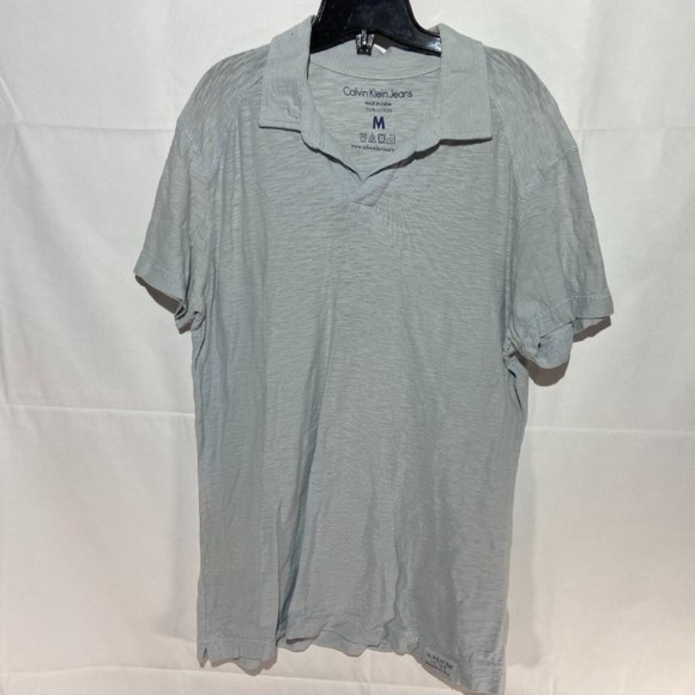 Calvin Klein‎ Light Greyish Blue Polo Shirt